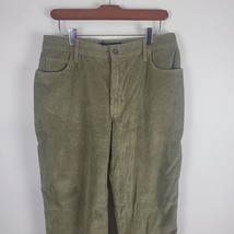 Hollister High Rise Dad Corduroy Pants 29 Womens Soft Green Straight Leg - $17.70
