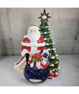 Christopher Radko Cookie Jar Celebrating 25th Anniversary Santa Christma... - €500,58 EUR