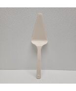 Vintage Pyrex Accessories White Pie Spatula/Cake Server #3370 Serrated Edge - $11.87