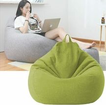 Mekiyo Bean Bag Sofa Chairs Cover, Classic Lazy Lounger Bean Bag Storage - £23.97 GBP