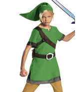 Disguise Kids&#39; Legend of Zelda Classic Link Tunic Halloween Costume Sz X... - €25,32 EUR