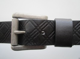 J. Ford Diamonds Textured Genuine Leather Men’s Belt Black 38   - $25.64