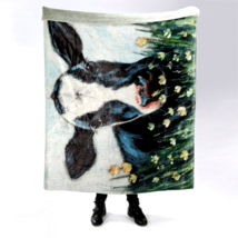 New Cow Throw Blanket- 50 x 60 in image 2