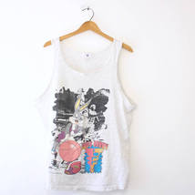 Vintage Looney Tunes Bugs Bunny Basketball Tank Top Large - £36.32 GBP