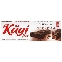 Kagi Fret Classic DARK chocolate candy bars -Made in Switzerland 128g FREE SHIP - £10.22 GBP