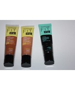 Maybelline Fit Me Tinted Moisturizer #355,#330 &amp; Matte + Poreless Prime ... - $18.09 CAD