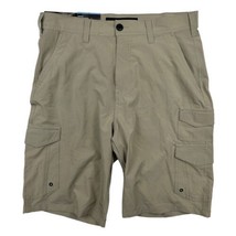 Nwt Iron Co Hybrid Cargo Short &#39;washed Stone&#39; Tan Beige Men&#39;s Size 32 - £13.44 GBP