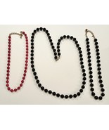 Lot Of 3 Monet Beaded Necklaces. 2 Are 18” And The Other Is 30”. - $6.78 CAD