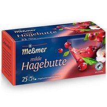 Messmer Rosehip Tea -25 Tea bags- Made In Germany Free Shipping - £7.48 GBP