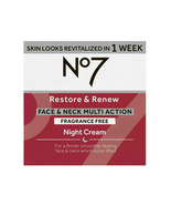 No7 Restore &amp; ReFace &amp; Neck Multi Action Night Cream 1.69 Oz - $365.87 MXN