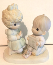 Precious Moments figurine &quot;Wishing You A Perfect Choice&quot; vintage 80&#39;s - £9.31 GBP