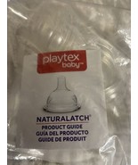 Playtex Baby, Natural latch ￼Silicone Nipples, 6 Count New Medium Flow - £15.60 GBP