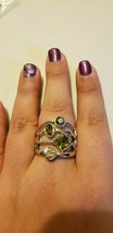 Paparazzi Ring (one size fits most) (new) GEOMETRIC GREEN RING - $7.61