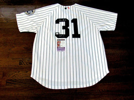 TIM RAINES 1996 WSC NY YANKEES HOF SIGNED AUTO AUTHENTIC MAJESTIC JERSEY... - £233.53 GBP