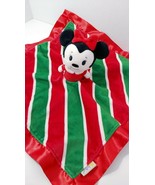 Hallmark Itty Bittys Plush Minnie mouse security blanket red green Chris... - £4.73 GBP