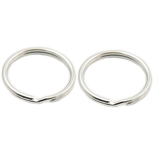 100 Pcs 1 3/8&quot; 35mm KeyChain Ring Keyring Connector Round Edged Split Bu... - $14.69