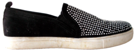 Sneaker Type Black Casual Slip-On Shoes Studded Vamp Women Size 8 - $5.93