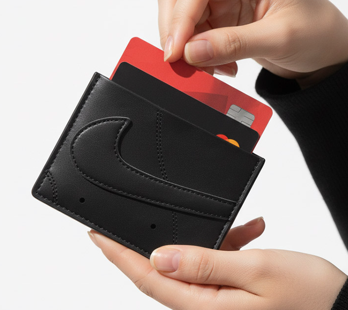 NIke Icon Ari Force 1 Card Wallet Sports Casual Wallet Bag Accessory HF3... - $45.44