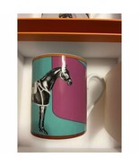 Hermes La Serpentine Mug Cup porcelain horse dinnerware coffee tea purpl... - £307.27 GBP
