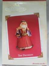 Vintage 2003 Hallmark The Decision Ornament Santa Claus U5 - £10.38 GBP