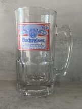 Vintage Budweiser Anheuser-Busch 1 Pint Beer Mug Stein Heavy Glass - $18.58 CAD