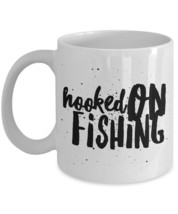 Fishing Coffee Mug | Hooked On Fishing | Perfect Cup For Every Fisherman... - £14.82 GBP+