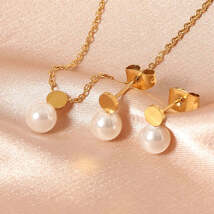 Wholesale Jewelry Simple Style Solid Color 304 Stainless Steel Rhineston... - €4,51 EUR+