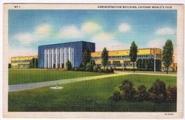 Illinois Postcard Chicago World&#39;s Fair Administration Building 1933 - £2.31 GBP
