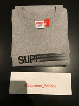 DSWT Supreme Motion Logo tee Heather Grey Size Small IN Hand 100% Authen... - £470.85 GBP