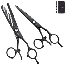 Washi Beauty - Black Satin Swivel Set 5.5 Shear 30 Tooth Thinner, Razor... - $439.00