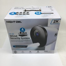 NIGHT OWL FTD4-81-4L: 12 Channels, 4 Cameras 2K HD Wired Security System... - $265.00