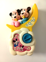 Disney ARCO Baby Mickey &amp; Minnie When You Wish Upon Star Crib Music Box ... - £11.17 GBP