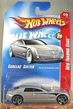 2008 Hot Wheels #85 Web Trading Cars 9/24 CADILLAC SIXTEEN Gray Variant wBluePr5 - £8.10 GBP