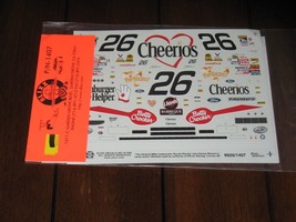 Slixx NASCAR 1407 26 Betty Crocker Johnny Benson Ford Waterslide Decals 1/24 - $11.99