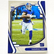 2021 Panini Absolute Football Kadarius Toney Rookie Card RC#110 New York Giants - £1.80 GBP