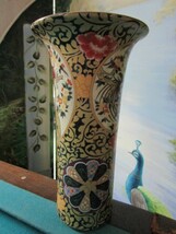 CHINESE WONG MID CENTURY VASE FLORAL 12 &quot; - £98.79 GBP