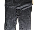 NEW! Chico&#39;s Slim Leg Crop Pants Size 2.5 Black Stretch Tapered Leg - $27.83