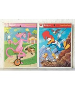 Vintage Whitman 1976 Woody Woodpecker 1979 Pink Panther - 2 Frame Tray P... - £12.62 GBP