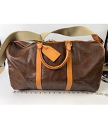 ETRO Paisley Travel XL Duffle bag Leather w/Strap &amp; Lock/Key EUC - €214,58 EUR