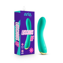 Aria Luscious AF Rechargeable Silicone G-Spot Vibrator Teal - £49.55 GBP