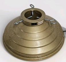 VINTAGE Starbell 16&quot; Musical Rotating Christmas Tree Stand (Gold with Gl... - $93.49