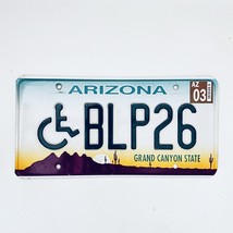 2003 United States Arizona Grand Canyon Disabled License Plate BLP26 - £14.69 GBP