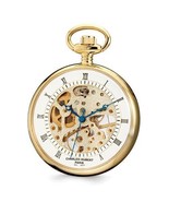 Charles Hubert Gold-finish Brass Open Face Pocket Watch - $136.21