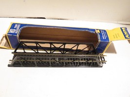HO TRAINS - AHM 2590B - DECK BRIDGE W/BRASS STRAIGHT- BOXED- EXC.- H63 - $4.60