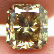 Loose Champagne Diamond Color Radiant Cut 2 ct SI1 Natural Enhanced 6.85X6.28 MM - £1,562.62 GBP