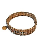 Stella &amp; Dot Gold-Toned and Crystal Stretch Bracelet Retired - £18.61 GBP