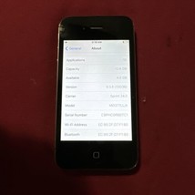 Apple iPhone 4s Black A1387 16GB Very Good Used (GSM CDMA) IOS 9.3.6 - £18.80 GBP