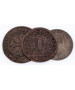 1791-1814 Swiss Cantons Coin Lot (3pcs) 4 Kreuzer to 1 Batzen (VF) - $105.76 CAD
