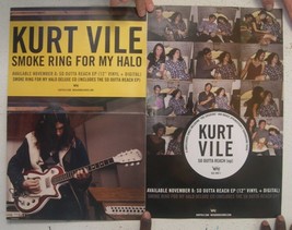 Kurt Vile Smoke Poster Ring for My Halo Album The War On Drugs So Outta-... - $26.88