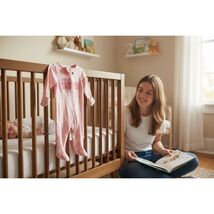 Carters Footed Sleeper Preemie 0M Pink Zip Up Little Sister Floral One P... - $9.69